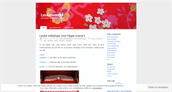 Desktop Screenshot of leukewereld.wordpress.com