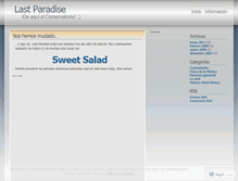 Tablet Screenshot of lastparadise.wordpress.com