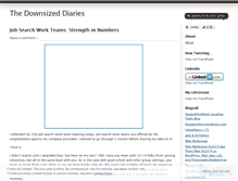 Tablet Screenshot of downsized.wordpress.com