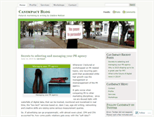 Tablet Screenshot of canimpact.wordpress.com