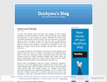 Tablet Screenshot of duckywu.wordpress.com