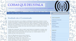 Desktop Screenshot of coisasquedeusfala.wordpress.com