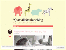 Tablet Screenshot of knoxvilledoula.wordpress.com