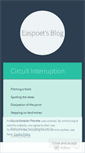 Mobile Screenshot of easpoet.wordpress.com