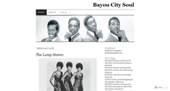 Desktop Screenshot of bayoucitysoul.wordpress.com