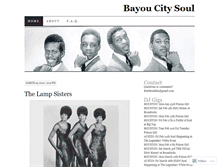 Tablet Screenshot of bayoucitysoul.wordpress.com