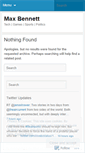 Mobile Screenshot of maxwellbennett.wordpress.com