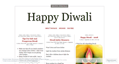 Desktop Screenshot of diwali2008.wordpress.com