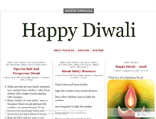 Tablet Screenshot of diwali2008.wordpress.com