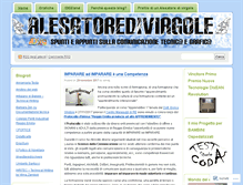 Tablet Screenshot of alesatoredivirgole.wordpress.com