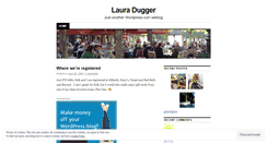 Desktop Screenshot of lauradugger.wordpress.com