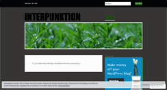 Desktop Screenshot of interpunktion.wordpress.com