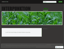 Tablet Screenshot of interpunktion.wordpress.com