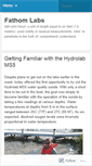 Mobile Screenshot of fathomlabs.wordpress.com