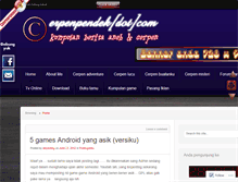 Tablet Screenshot of cerpenpendek.wordpress.com