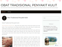 Tablet Screenshot of obattradisionalpenyakitkulit.wordpress.com
