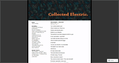 Desktop Screenshot of collectedelectric.wordpress.com