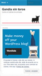 Mobile Screenshot of gandiasintoros.wordpress.com
