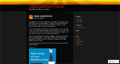 Desktop Screenshot of caboosedonut.wordpress.com
