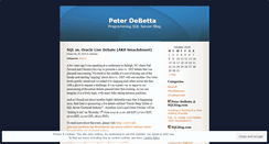 Desktop Screenshot of debettap.wordpress.com