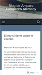 Mobile Screenshot of amparosampedro.wordpress.com