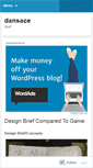 Mobile Screenshot of dansace.wordpress.com