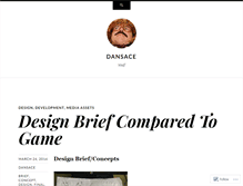 Tablet Screenshot of dansace.wordpress.com