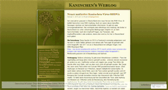 Desktop Screenshot of kaninchenblog.wordpress.com