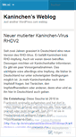 Mobile Screenshot of kaninchenblog.wordpress.com