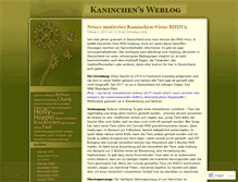 Tablet Screenshot of kaninchenblog.wordpress.com