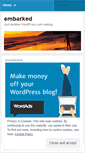 Mobile Screenshot of embark365.wordpress.com