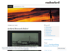 Tablet Screenshot of embark365.wordpress.com