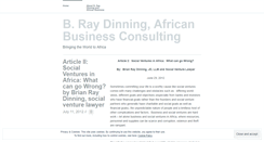 Desktop Screenshot of dinningafricalaw.wordpress.com