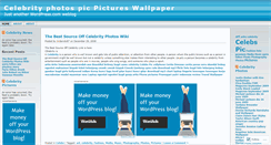 Desktop Screenshot of celebrityphotospic.wordpress.com