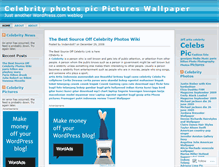 Tablet Screenshot of celebrityphotospic.wordpress.com