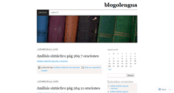 Desktop Screenshot of blogolengua.wordpress.com