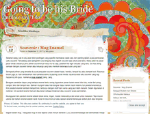 Tablet Screenshot of goingtobehisbride.wordpress.com