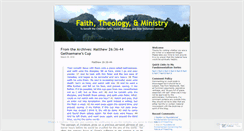 Desktop Screenshot of faiththeologyministry.wordpress.com