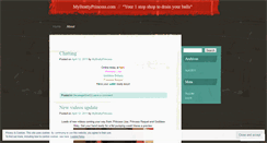 Desktop Screenshot of mybrattyprincess.wordpress.com