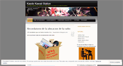 Desktop Screenshot of kawaiistation.wordpress.com