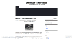 Desktop Screenshot of embuscadafelicidadeanovela.wordpress.com