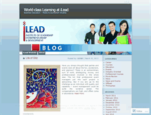 Tablet Screenshot of ileadindia.wordpress.com