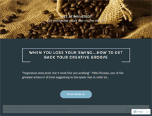 Tablet Screenshot of getstimulated.wordpress.com