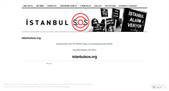 Desktop Screenshot of istanbulsos.wordpress.com