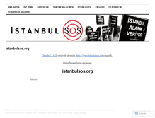 Tablet Screenshot of istanbulsos.wordpress.com