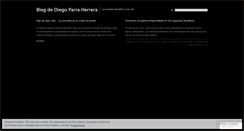 Desktop Screenshot of diegoparraherrera.wordpress.com