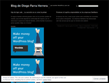 Tablet Screenshot of diegoparraherrera.wordpress.com