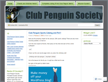 Tablet Screenshot of clubpingusecrets.wordpress.com