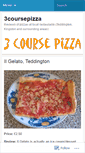 Mobile Screenshot of 3coursepizza.wordpress.com