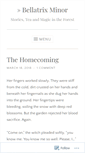 Mobile Screenshot of bellatrixminor.wordpress.com